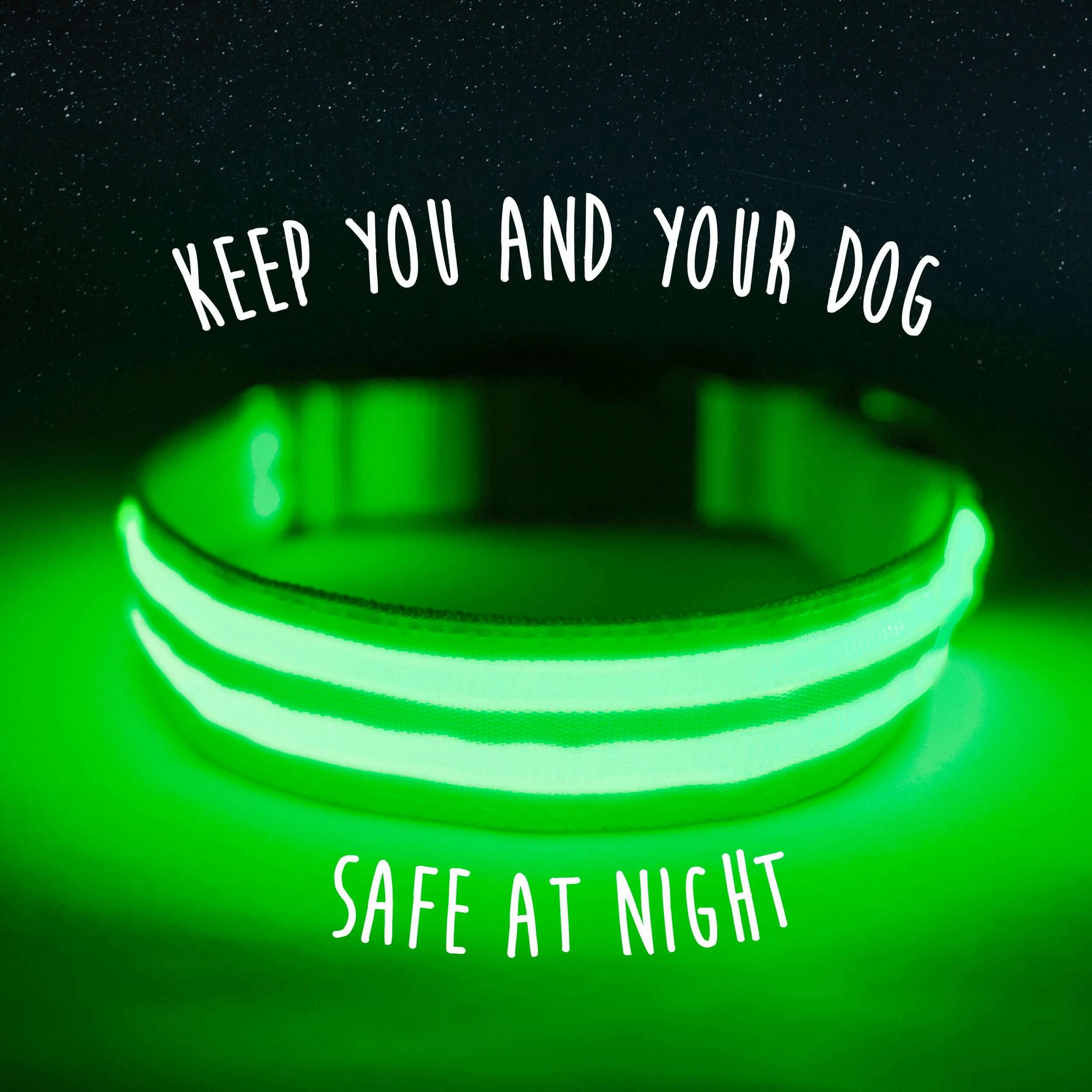 Weather-Resistant LED Collar