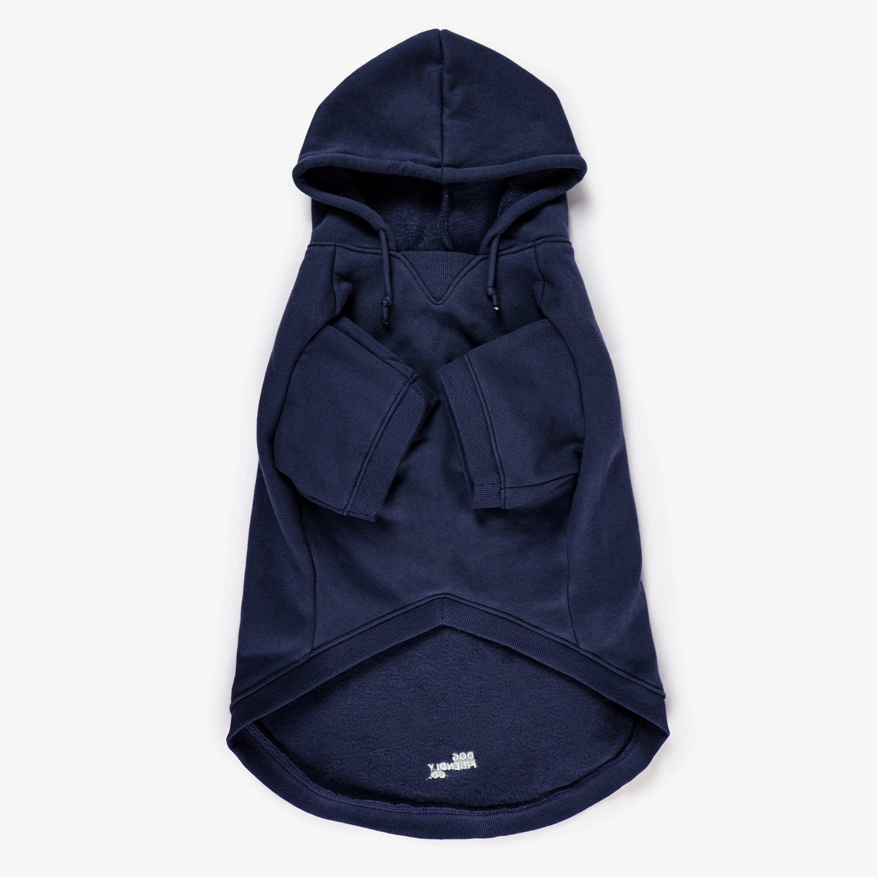 Winter Dog Hoodies - Navy Blue